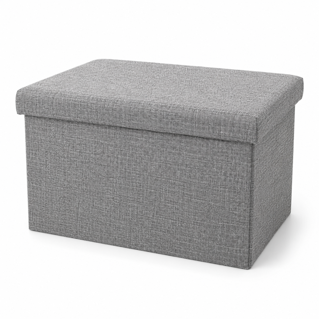 Banc coffre de rangement pliable - Gris