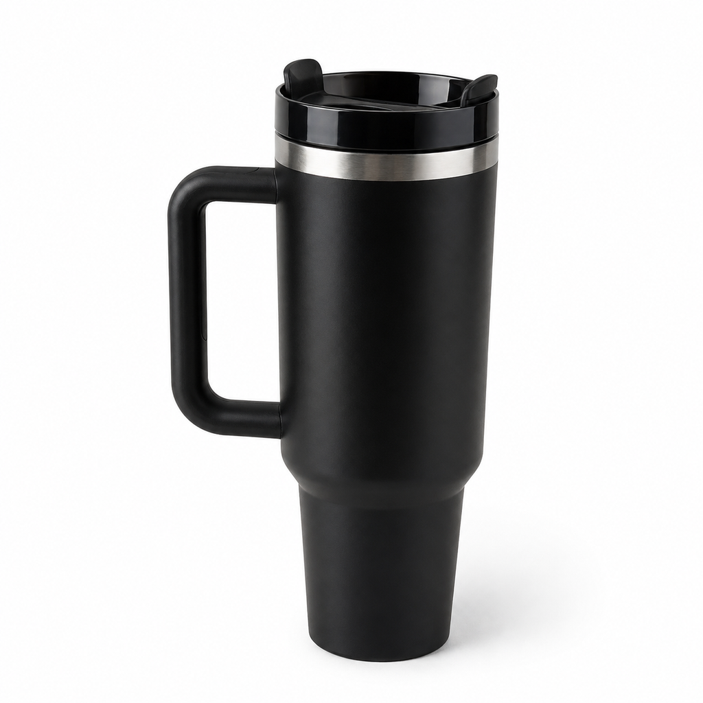 Mug isotherme à poignée - Finition mate - 1,20L