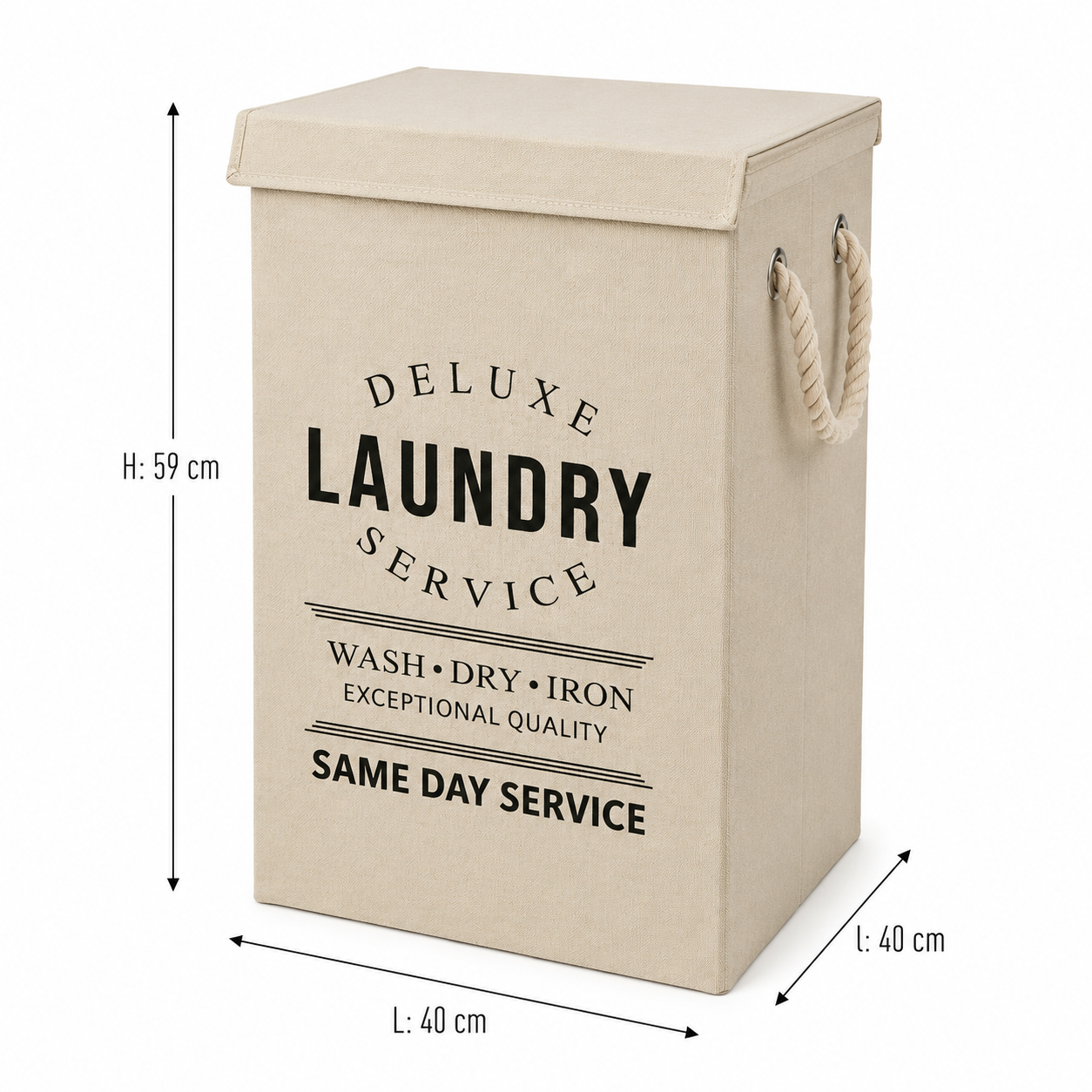 Panier à linge - Motif Deluxe Laundry Service