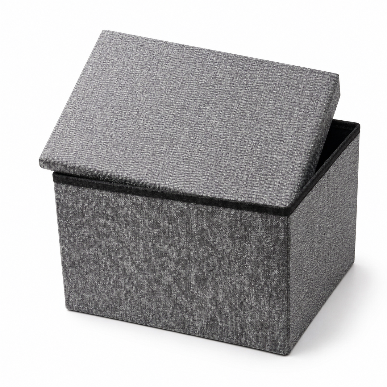 Banc coffre de rangement pliable - Gris