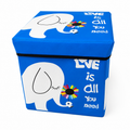 Coffre ou Boîte de rangement pliable - Bleu