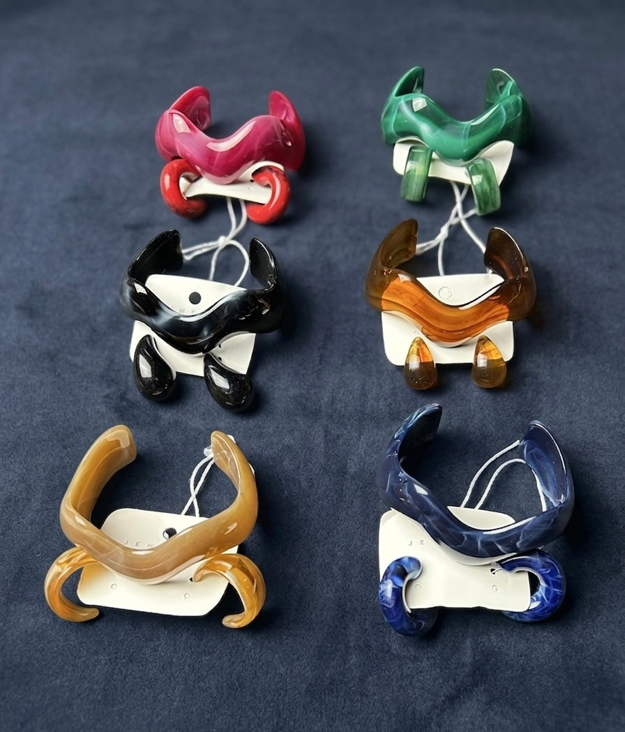 Ensemble Bracelet et Boucles d'Oreilles Effet Marbré - Lot de 2/ WhatsApp pour choisir