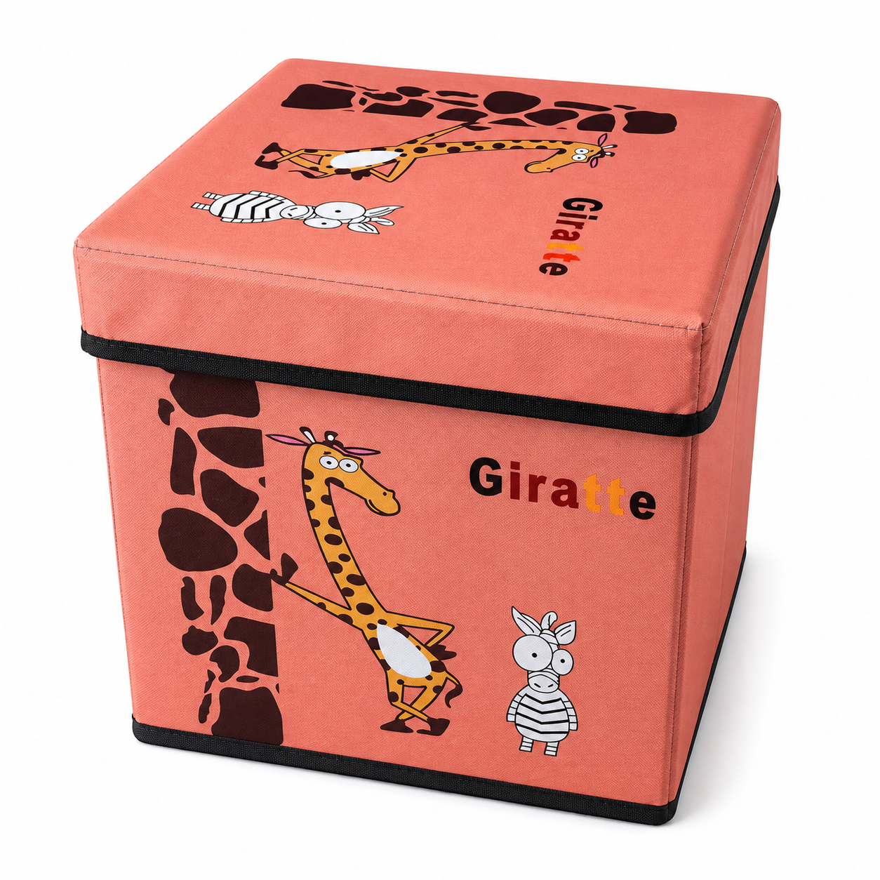 Coffre ou Boîte de rangement pliable - Corail