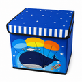 Coffre de rangement pliable - Motif Baleine & Étoiles